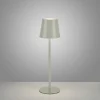 JUST LIGHT LED-Akku-Tischleuchte 1flg grauweiß