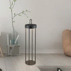 JUST LIGHT LED-Akku-Tischleuchte 1flg schwarz