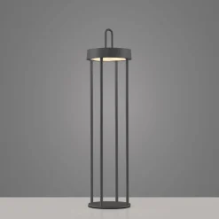 JUST LIGHT LED-Akku-Tischleuchte 1flg schwarz