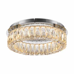 JUST LIGHT LED-Deckenleuchte 1flg silberfarben