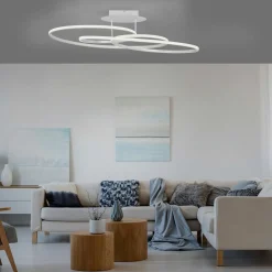 JUST LIGHT LED-Deckenleuchte 1flg weiß