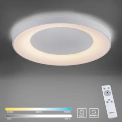 JUST LIGHT LED-Deckenleuchte 1flg weiß