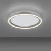 JUST LIGHT LED-Deckenleuchte 1flg silberfarben