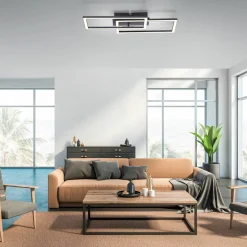 JUST LIGHT LED-Deckenleuchte 1flg schwarz