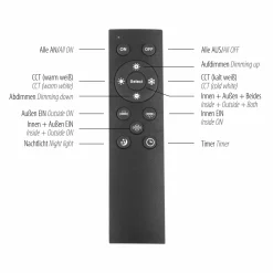 JUST LIGHT LED-Deckenleuchte 2flg weiß