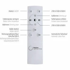 JUST LIGHT LED-Deckenleuchte 2flg weiß
