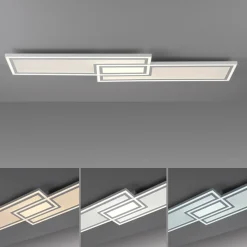 JUST LIGHT LED-Deckenleuchte 1flg weiß