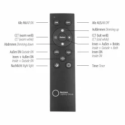 JUST LIGHT LED-Deckenleuchte 1flg weiß