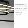 JUST LIGHT LED-Deckenleuchte 1flg schwarz