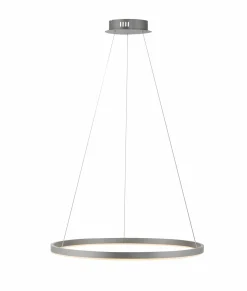 JUST LIGHT LED-Pendelleuchte 1flg silberfarben