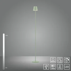 JUST LIGHT LED-Stehleuchte 1flg grün