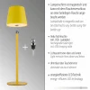 JUST LIGHT LED-Tischleuchte 1flg gelb