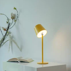 JUST LIGHT LED-Tischleuchte 1flg gelb