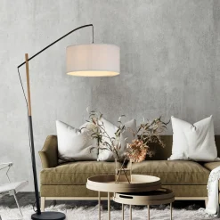 JUST LIGHT Stehleuchte 1flg weiß