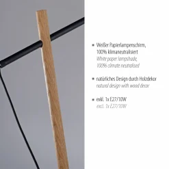 JUST LIGHT Stehleuchte 1flg weiß