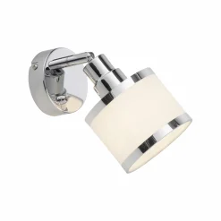 JUST LIGHT Wand- und Deckenleuchte 1flg silberfarben