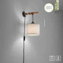 JUST LIGHT Wandleuchte 1flg weiß