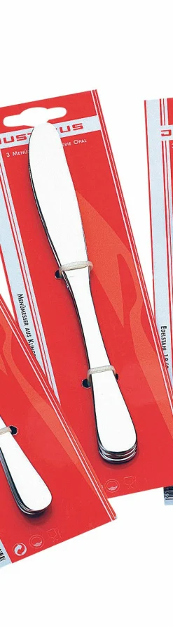 Justinus Menümesser silberfarben