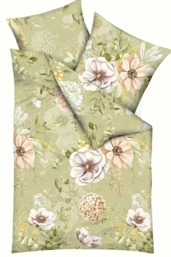Kaeppel Jersey-Bettwäsche grün
