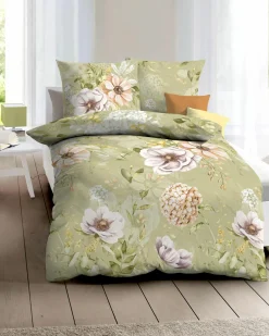 Kaeppel Jersey-Bettwäsche grün