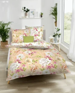 Kaeppel Satin-Bettwäsche Flirtation orange