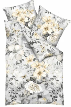 Kaeppel Satin-Bettwäsche grau