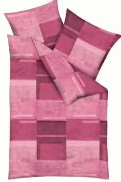 Kaeppel Seersucker-Bettwäsche pink