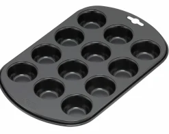 Kaiser 12er Muffin-Backform 27x38cm schwarz
