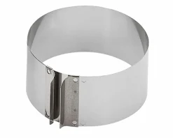 Kaiser Tortenring mit Griffen 16cm silberfarben