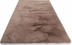 Karpi Hochflorteppich/Kunstfell braun