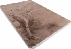 Karpi Hochflorteppich/Kunstfell braun