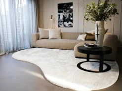 Karpi Hochflorteppich/Kunstfell weiß