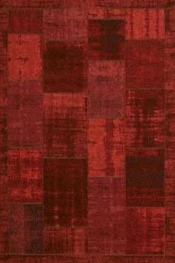 Karpi Moderner Webteppich rot