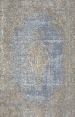 Karpi Moderner Webteppich blau