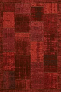 Karpi Moderner Webteppich rot