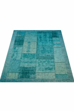 Karpi Moderner Webteppich blau