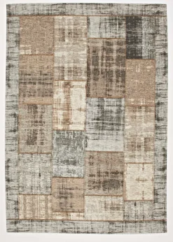 Karpi Moderner Webteppich graubraun