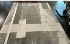 Karpi Moderner Webteppich graubeige