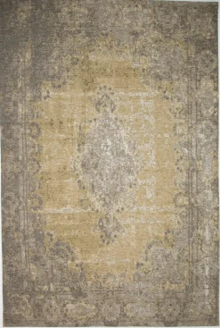 Karpi Moderner Webteppich braungelb