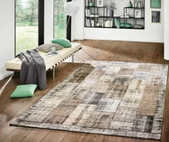 Karpi Moderner Webteppich graubraun