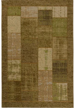 Karpi Moderner Webteppich grün