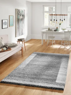 Karpi Moderner Webteppich grau