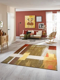 Karpi Moderner Webteppich beigebraun