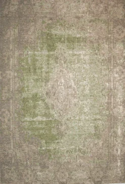 Karpi Moderner Webteppich grün