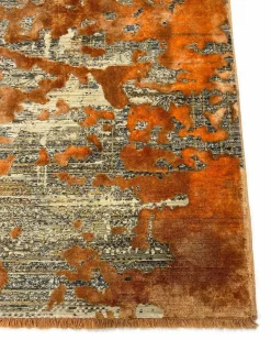 Karpi Webteppich modern grauorange