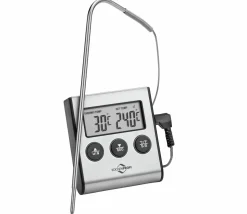 Küchenprofi Bratenthermometer silberfarben