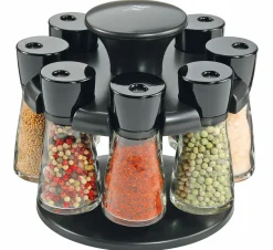 Küchenprofi Gewürzkarussell schwarztransparent