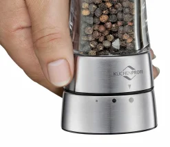 Küchenprofi Pfeffermühle silberfarbentransparent