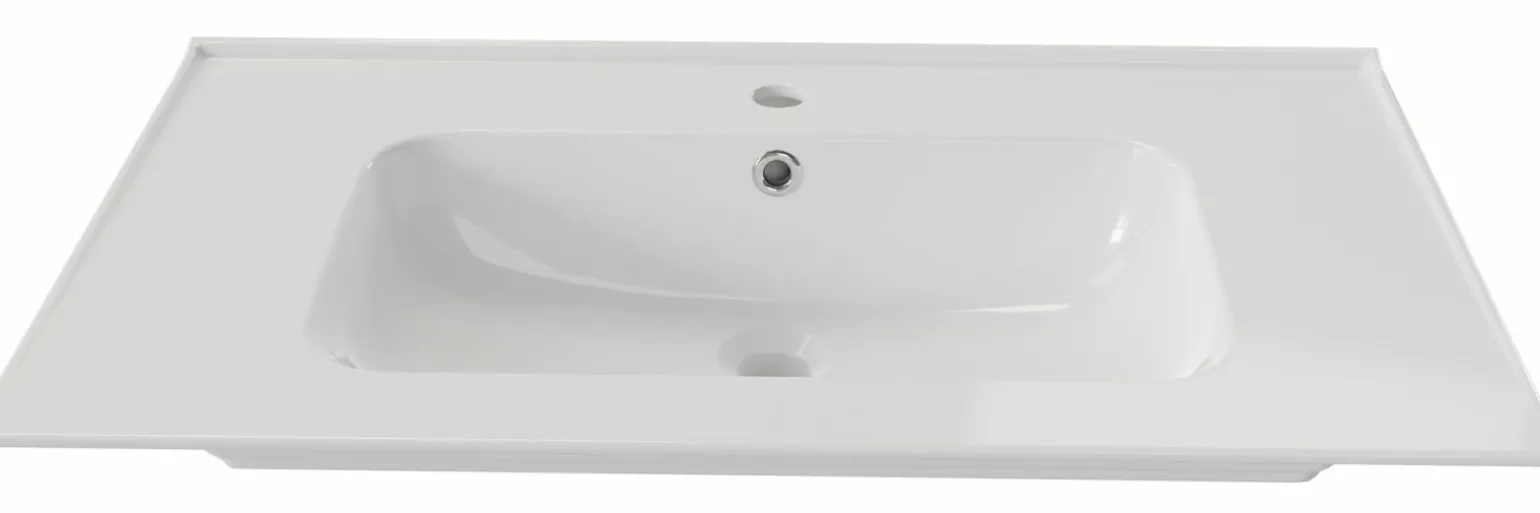 Keramikwaschtisch weiß