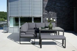 KETTLER Casual Dining Eckset grau